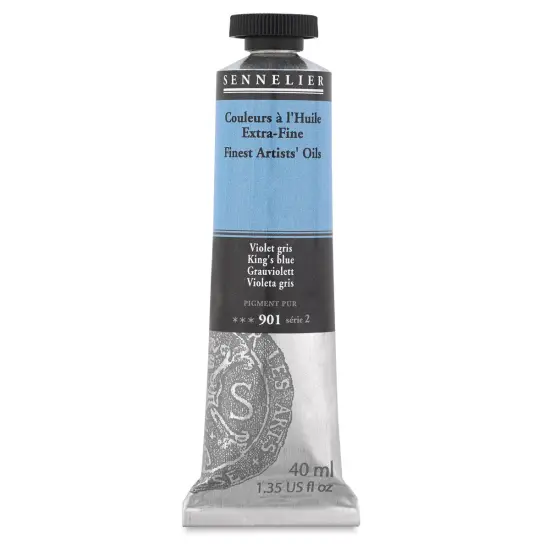 Sennelier Artists' Extra Fine Oil Paint - King's Blue, 40 ml tube {1}
