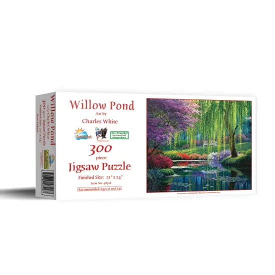 Sunsout Willow Pond 300 pc Jigsaw Puzzle 48516 {3}