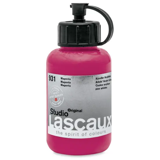 Lascaux Studio Acrylics - Magenta, 85 ml bottle {1}