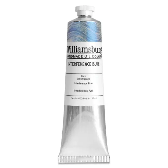 Williamsburg Handmade Oil Paint - Interference Blue, 150 ml tube {1}