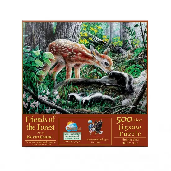 Sunsout Friends of the Forest 500 pc Jigsaw Puzzle 57776 {4}