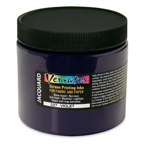 Jacquard Versatex Screen Printing Ink - Violet, 16 oz jar {1}