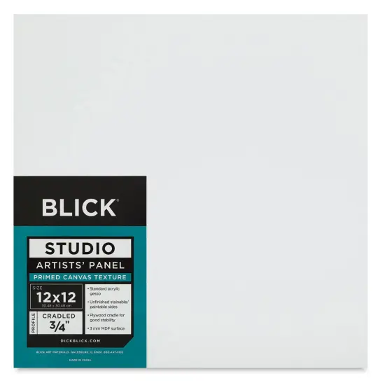 Blick Studio Artists' Board - 12" x 12" x 3/4", Traditional {1}