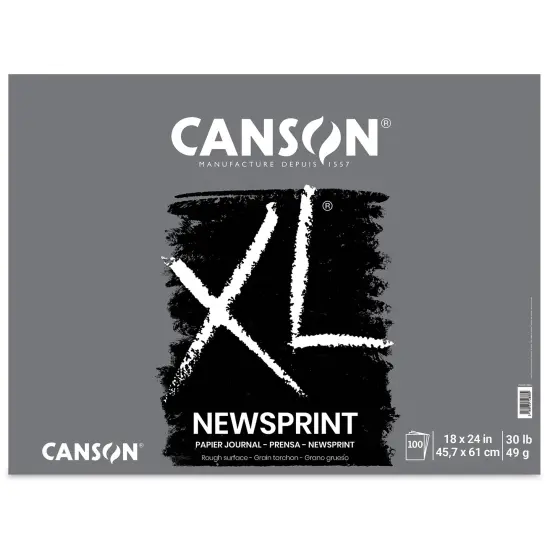 Canson XL Newsprint Paper Pad, 100 Sheets, 18 in x 24 in {1}
