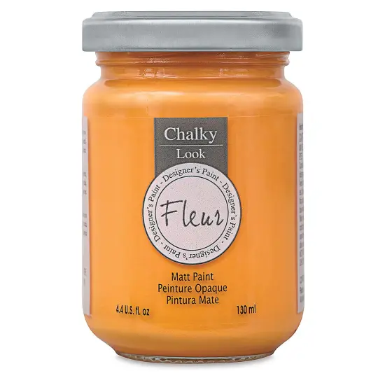 Fleur Chalky Look Paint - Tropical Sunset, 4.4 oz jar {1}