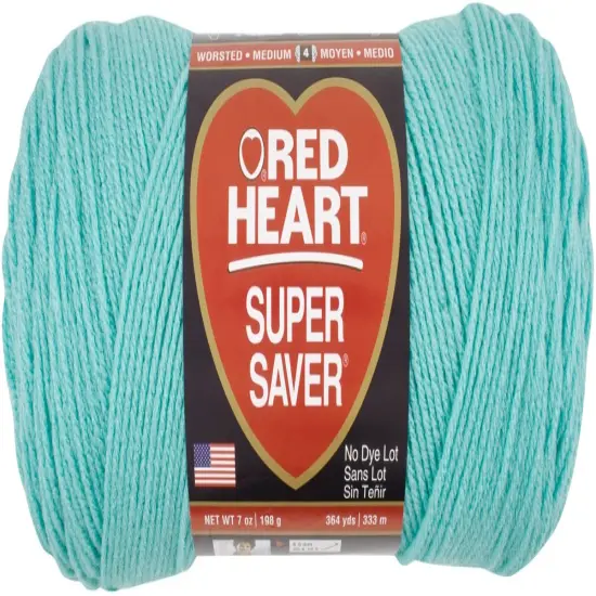 Multipack of 6 - Red Heart Super Saver Yarn-Aruba Sea {2}