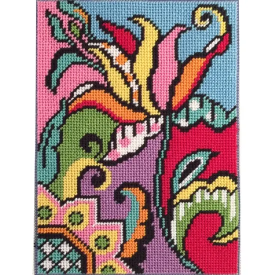 Canoodles- Tulip Abstract- Needlepoint Kit Multicolor {1}