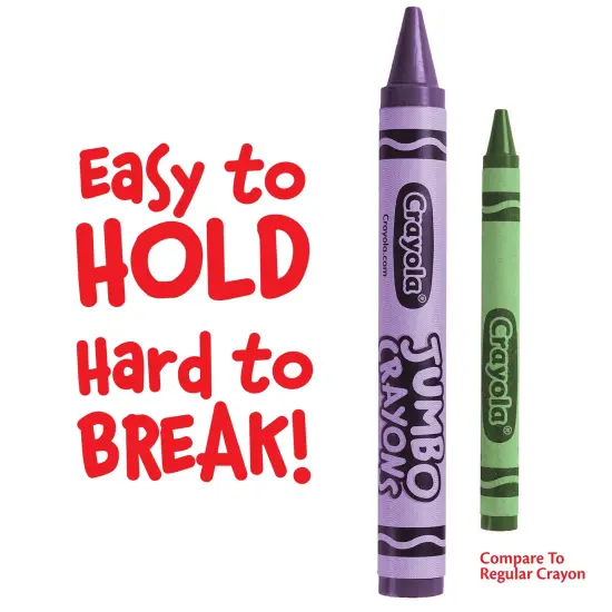 Crayola Jumbo Crayons-8/Pkg {6}