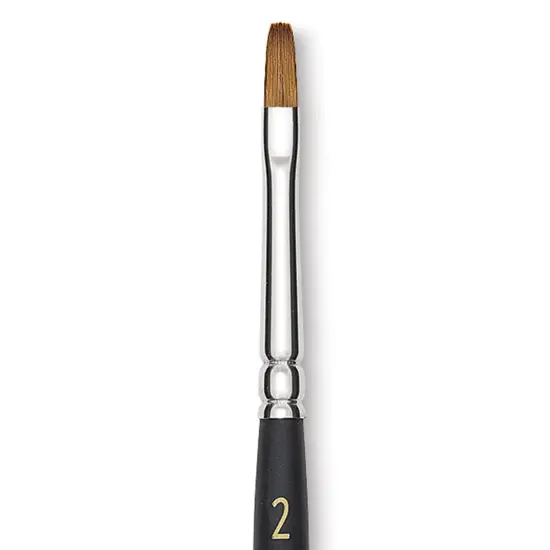 Blick Masterstroke Finest Red Sable Brush - Bright, Size 2, Short Handle {2}