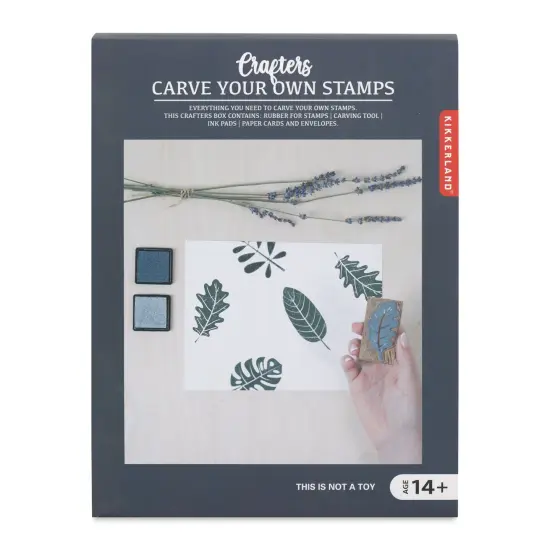 Kikkerland Crafters Carve Your Own Stamp Kit {1}