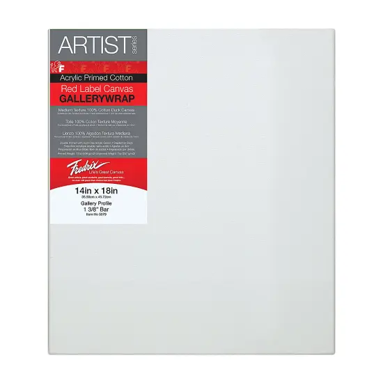 Fredrix Profile Cotton Canvas - 14" x 18", Gallerywrap {1}