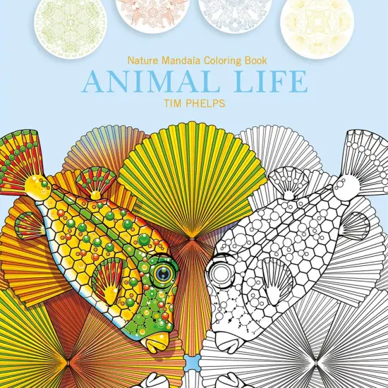 Animal Life: Nature Mandala Coloring Book {1}