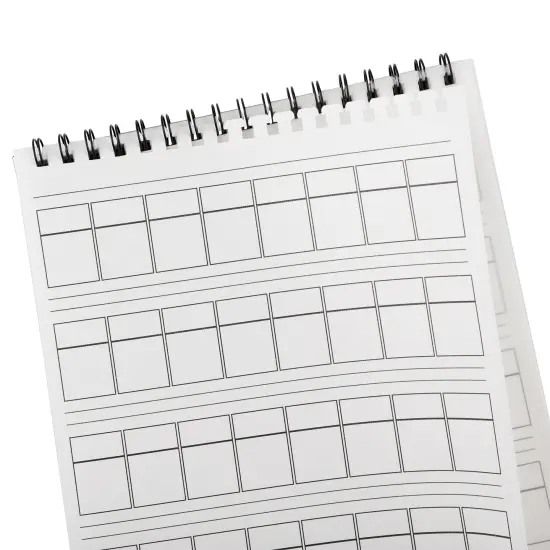 HG Art Concepts Painters Color Diary - Spiral-Bound Acid-Free Color Swatch Book with 10 Pages for Acrylic or Oil Paint {4}