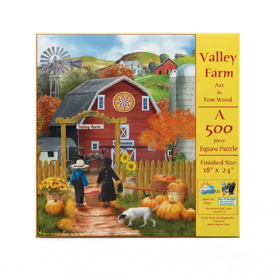 Sunsout Valley Farm 500 pc Halloween Jigsaw Puzzle 28755 {4}
