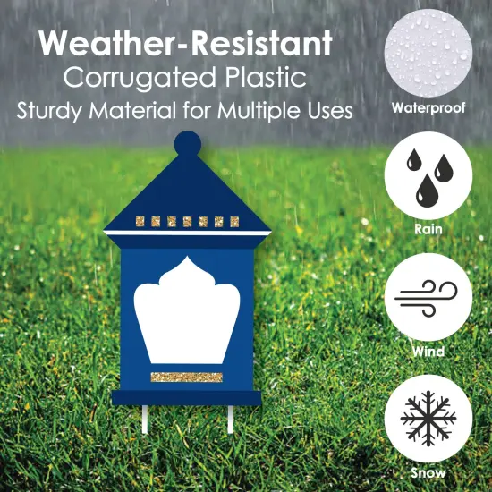 Big Dot of Happiness Eid Mubarak - Yard Sign and Outdoor Ramadan Lawn Decorations - Happy Eid Yard Signs - Set of 8 {4}