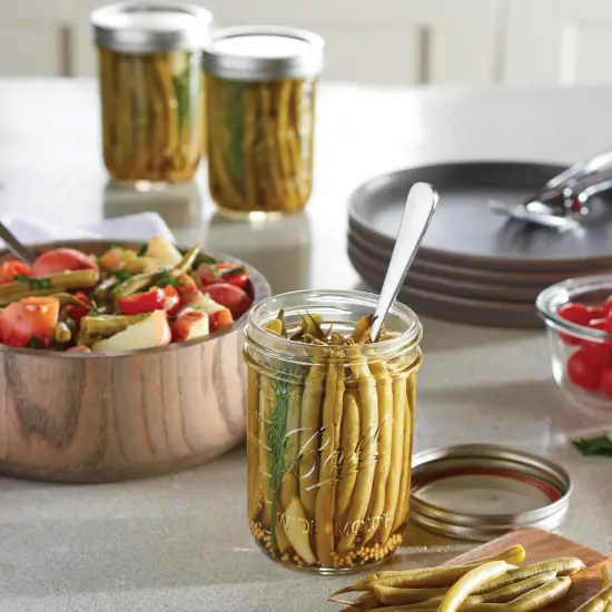 Ball Wide Mouth Pint Home Canning Jars Lids and Bands USA Made Case of 12 {6}