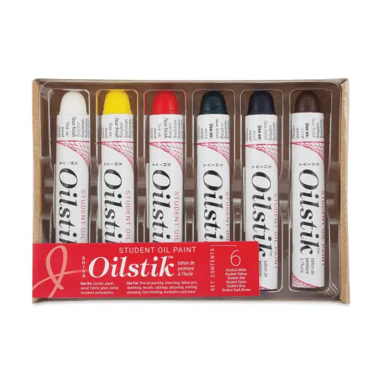 Richeson Shiva Student OilStiks - Assorted Colors, Set of 6 {2}