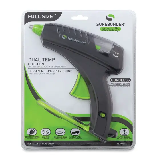 Surebonder Specialty Series Cordless Dual Temp Glue Gun - 40 Watt {1}