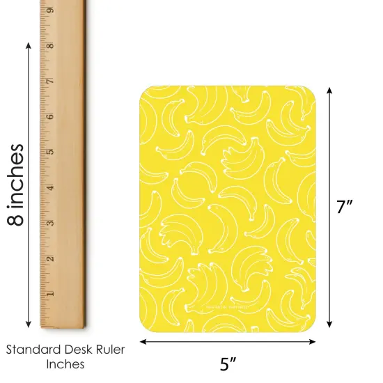 Big Dot of Happiness Let&rsquo;s Go Bananas - Bingo Cards and Markers - Tropical Party Bingo Game - Set of 18 {6}