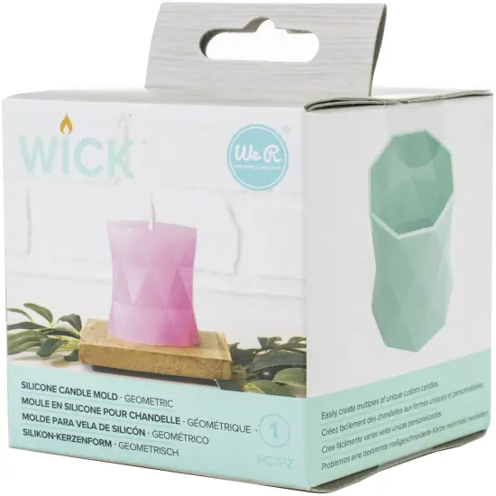We R Wick Candle Mold-Geometric {2}