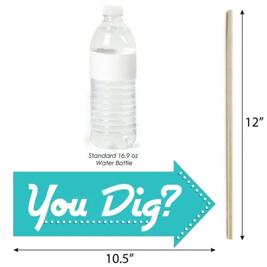 Big Dot of Happiness Funny 50's Sock Hop - 1950's Rock N Roll Party Photo Booth Props Kit - 10 Piece {4}