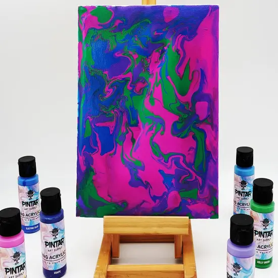 Pintar Art Supply Acrylic Pouring Paints, Set of 20 Colors | High Flow, Easy Pour Acrylic Paint| Pre-mixed, Water-Based Craft Paint, 2oz Bottle Assortment of 20 Colors {4}