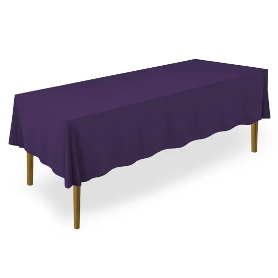 Lann's Linens - Premium Tablecloth for Wedding / Banquet / Restaurant - Rectangular Polyester Fabric Table Cloth {1}