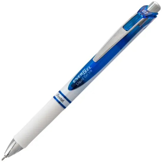 EnerGel Pearl Retractable Liquid Gel Pen, (0.7mm) Needle Tip, Medium Line, Blue Ink {1}