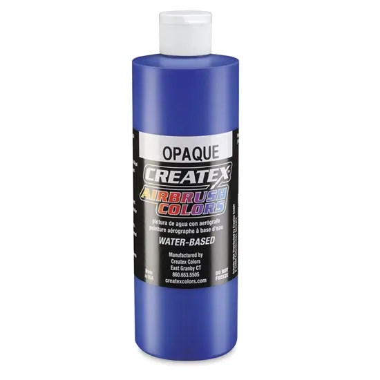 Createx Airbrush Color - 16 oz, Opaque Blue {1}