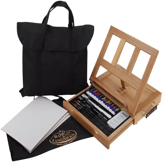 Royal & Langnickel(R) Easel Art Set W/Easy To Store Bag-Acrylic {3}