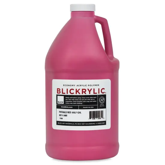 Blickrylic Student Acrylics - Phthalo Red, Half Gallon {1}