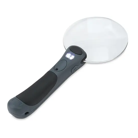 Carson RimFree LED Magnifier - Round, 2X {1}