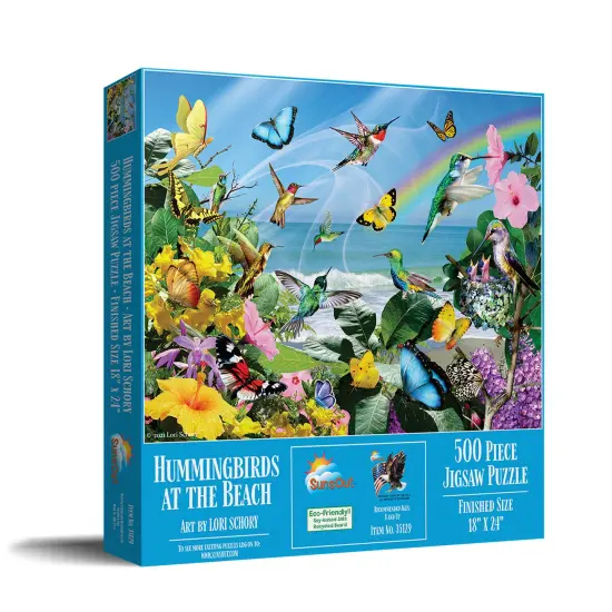Sunsout Hummingbirds at the Beach 500 pc Jigsaw Puzzle 35129 {3}