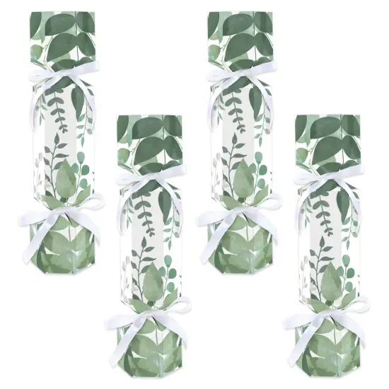 Big Dot of Happiness Boho Botanical - No Snap Greenery Party Table Favors - DIY Cracker Boxes - Set of 12 {1}