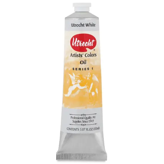 Utrecht Artists' Oil Paint - Utrecht White, 150 ml tube {1}
