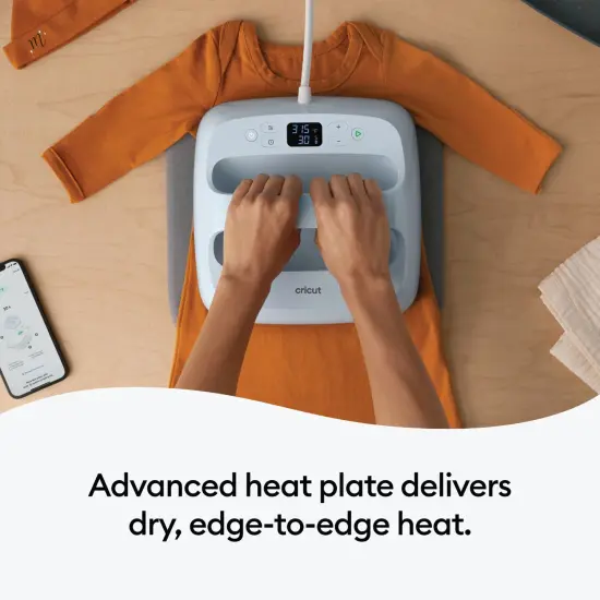 Cricut EasyPress 3 Heat Press Machine- 9 in x 9 in with EasyPress Mat - 12 in x 12 in, Mist {6}