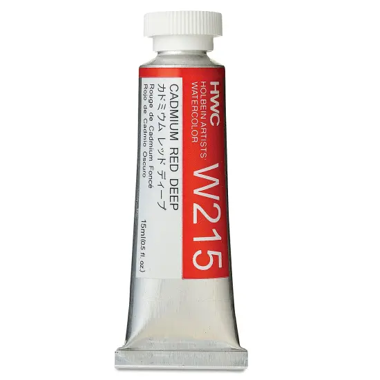 Holbein Artists' Watercolor - Cadmium Red Deep, 15 ml tube {2}