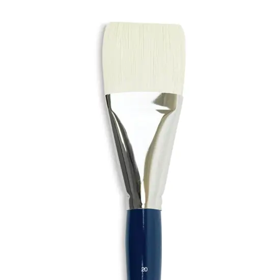 Silver Brush Bristlon Stiff White Synthetic Brush - Bright, Size 20, Short Handle {1}