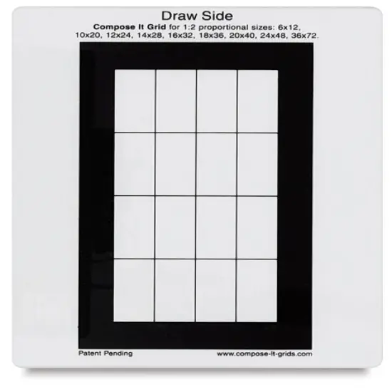 Compose It Grid - 8" x 10", Single Grid, 1:2 {1}