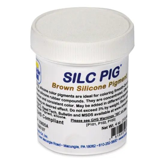 Smooth-On Silc Pig Silicone Color Pigment - Brown, 4 oz {1}