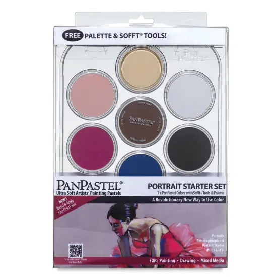 PanPastel Artists&rsquo; Painting Pastels Set - Portrait Colors, Set of 7 {1}