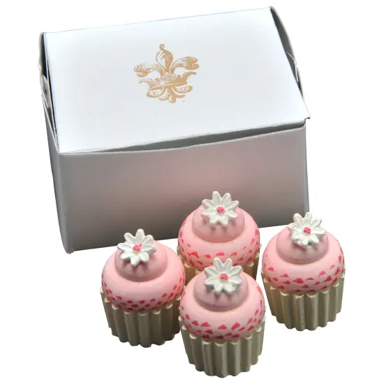 The Queen's Treasures 18 Inch Doll 4 Piece Mini Cupcakes with Bakery Box {6}