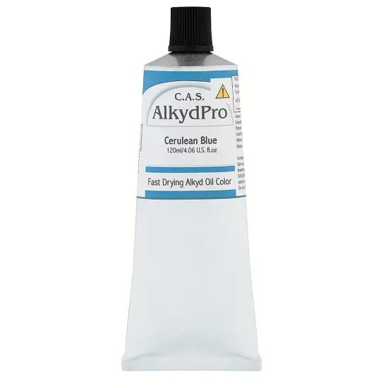 CAS AlkydPro Fast-Drying Alkyd Oil Color - Cerulean Blue, 120 ml tube {1}