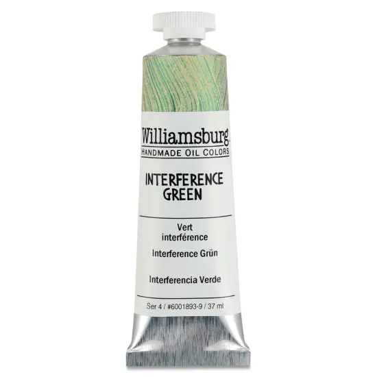 Williamsburg Handmade Oil Paint - Interference Green, 37 ml tube {1}