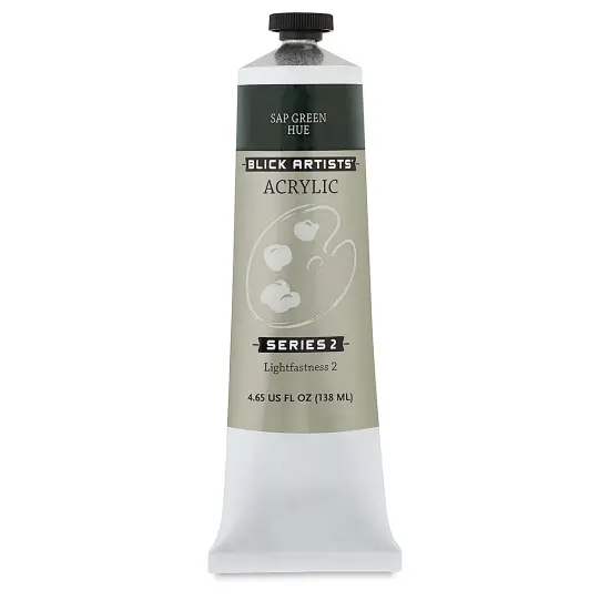 Blick Artists' Acrylic - Sap Green Hue, 4.65 oz tube {2}