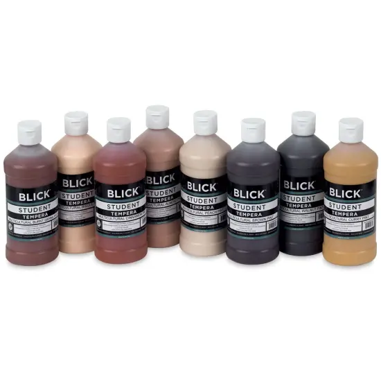 Blick Student Tempera Paints - Set of 8, Multicultural, Pint {1}