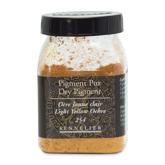 Sennelier Dry Pigment - Light Yellow Ochre, 110 g jar {1}