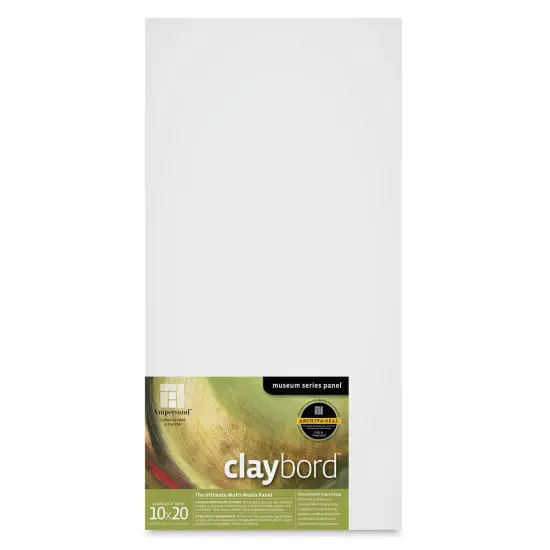 Ampersand Claybord - 10" x 20", 2" Deep Cradled {1}