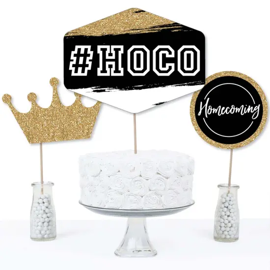 Big Dot of Happiness Hoco Dance - Homecoming Centerpiece Sticks - Table Toppers - Set of 15 {4}