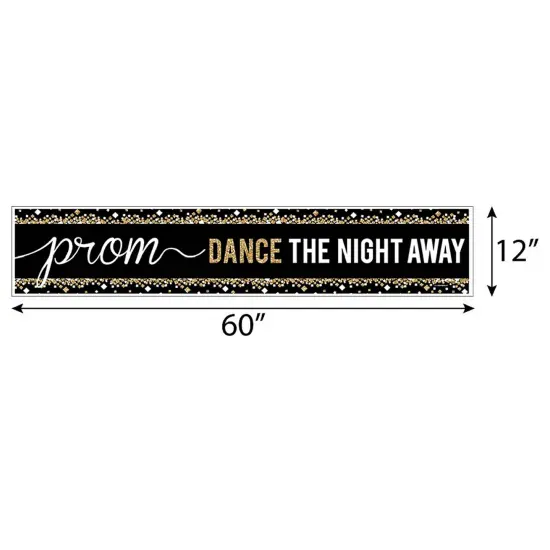 Big Dot of Happiness Prom - Prom Night Party Decorations Party Banner {3}